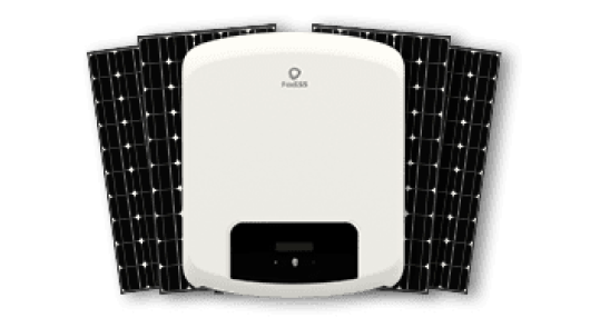 residential solar panels package