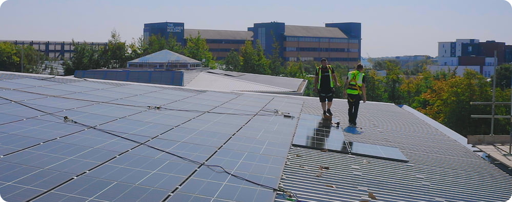 solar panel installation