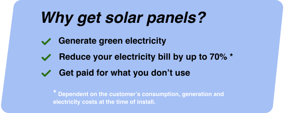 Why get solar panels