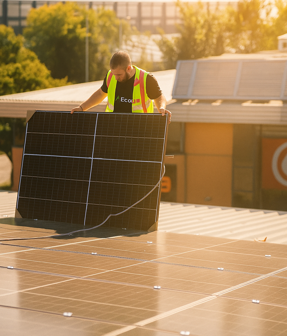 Solar panel installtion