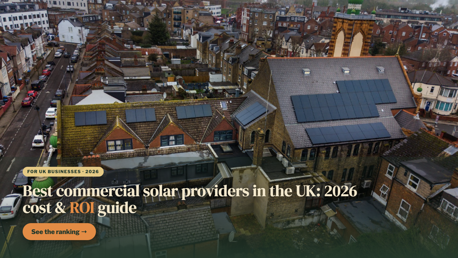 Best Commercial Solar Providers in the UK: 2026 Cost ROI Guide