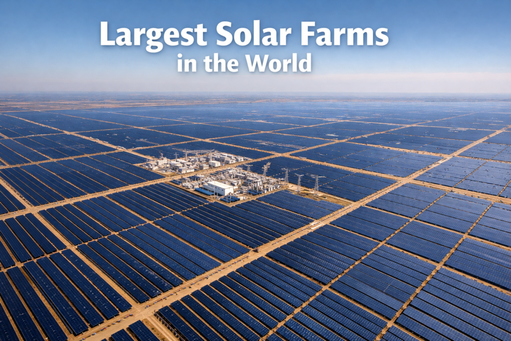 Largest solar farms in the world (2026) — what they mean for UK ...
