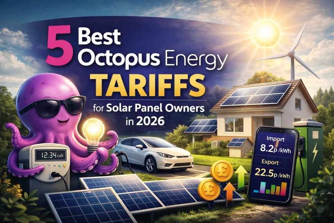 5 best Octopus Energy tariffs for solar panel owners in 2026