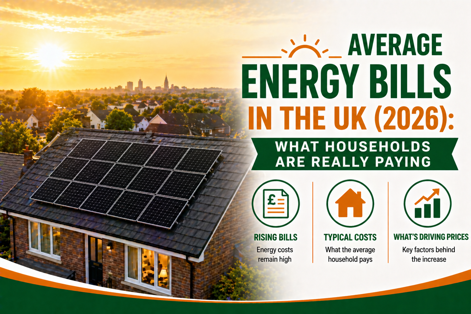 Average energy bills UK 2026