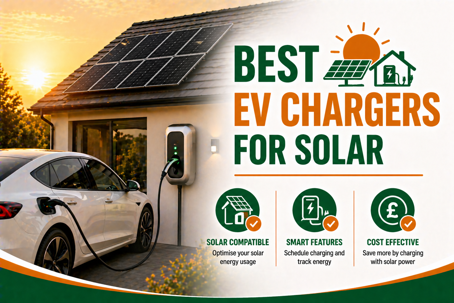 Best EV chargers for solar panels UK 2026