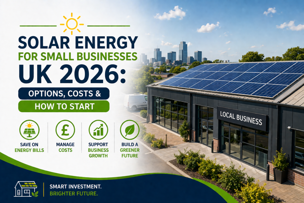 Solar energy small businesses UK 2026