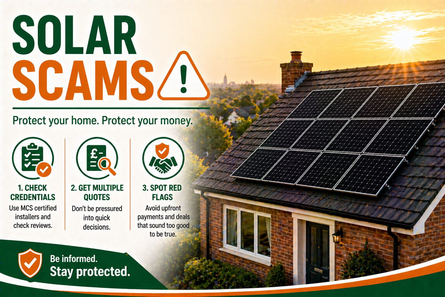 Solar scams in the UK what homeowners should watch out for