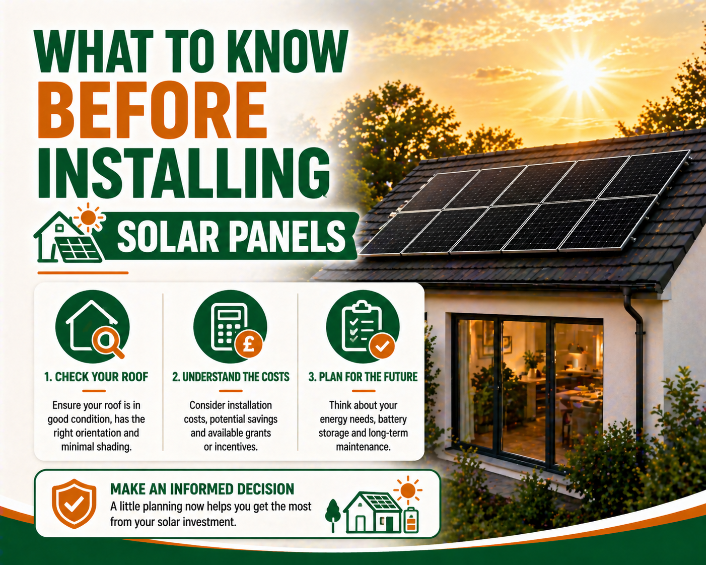 What to know before installing solar panels in the UK read this before you compare quotes