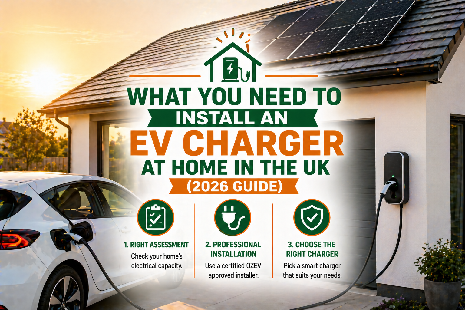 What you need install EV charger home UK 2026