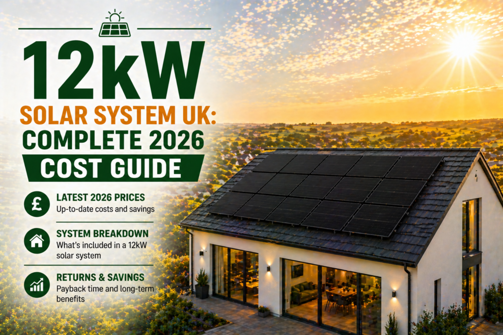 12kW Solar System UK: Complete 2026 Cost Guide - Solar4Good