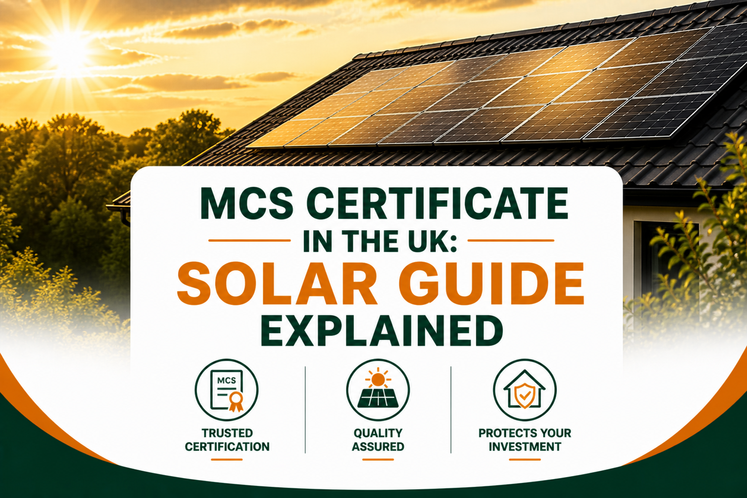 What Is an MCS Certificate? UK Guide 2026 - Solar4Good