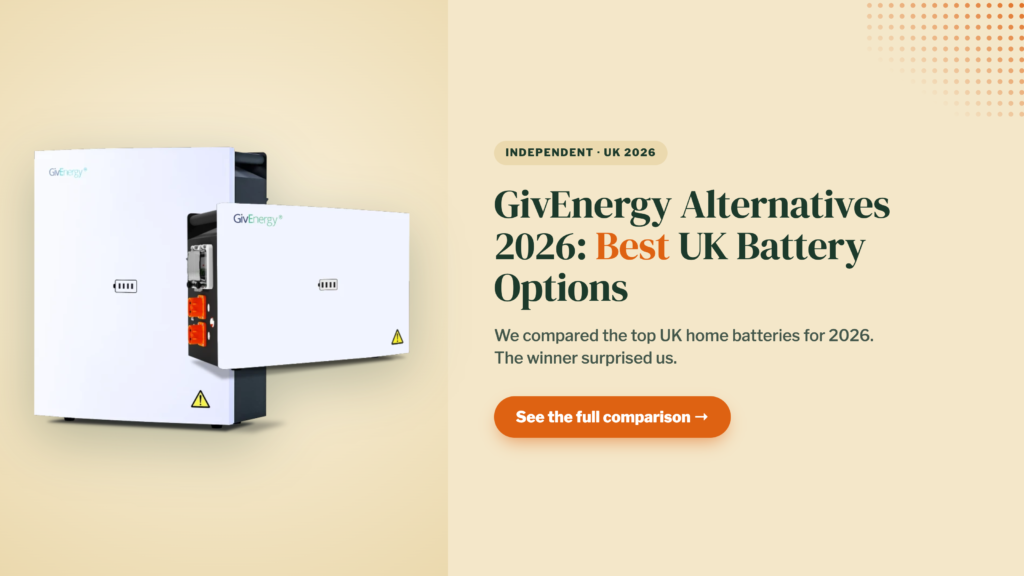 GivEnergy Alternatives 2026: Best UK Battery Options