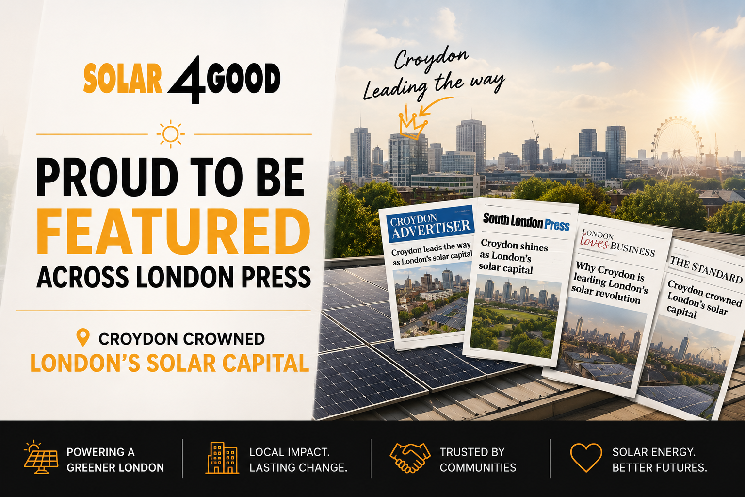 Solar4Good Featured in Your Local Guardian |
