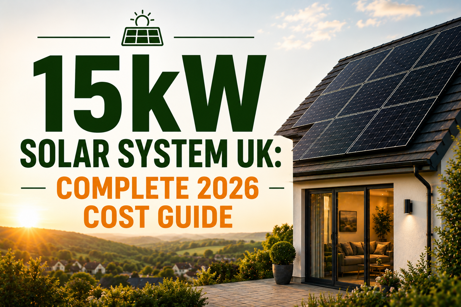 15kW Solar System UK: Complete 2026 Cost Guide