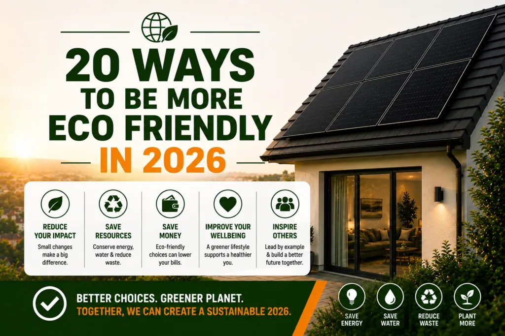 20 Ways to Be More Eco Friendly in 2026