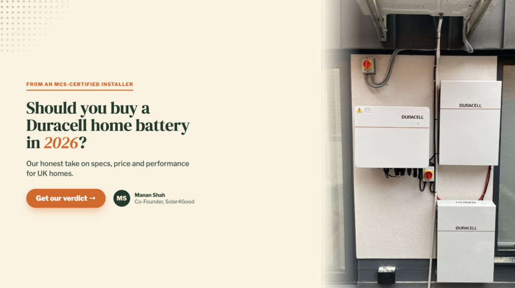 Duracell Home Battery Review UK 2026: Specs, Price & Verdict