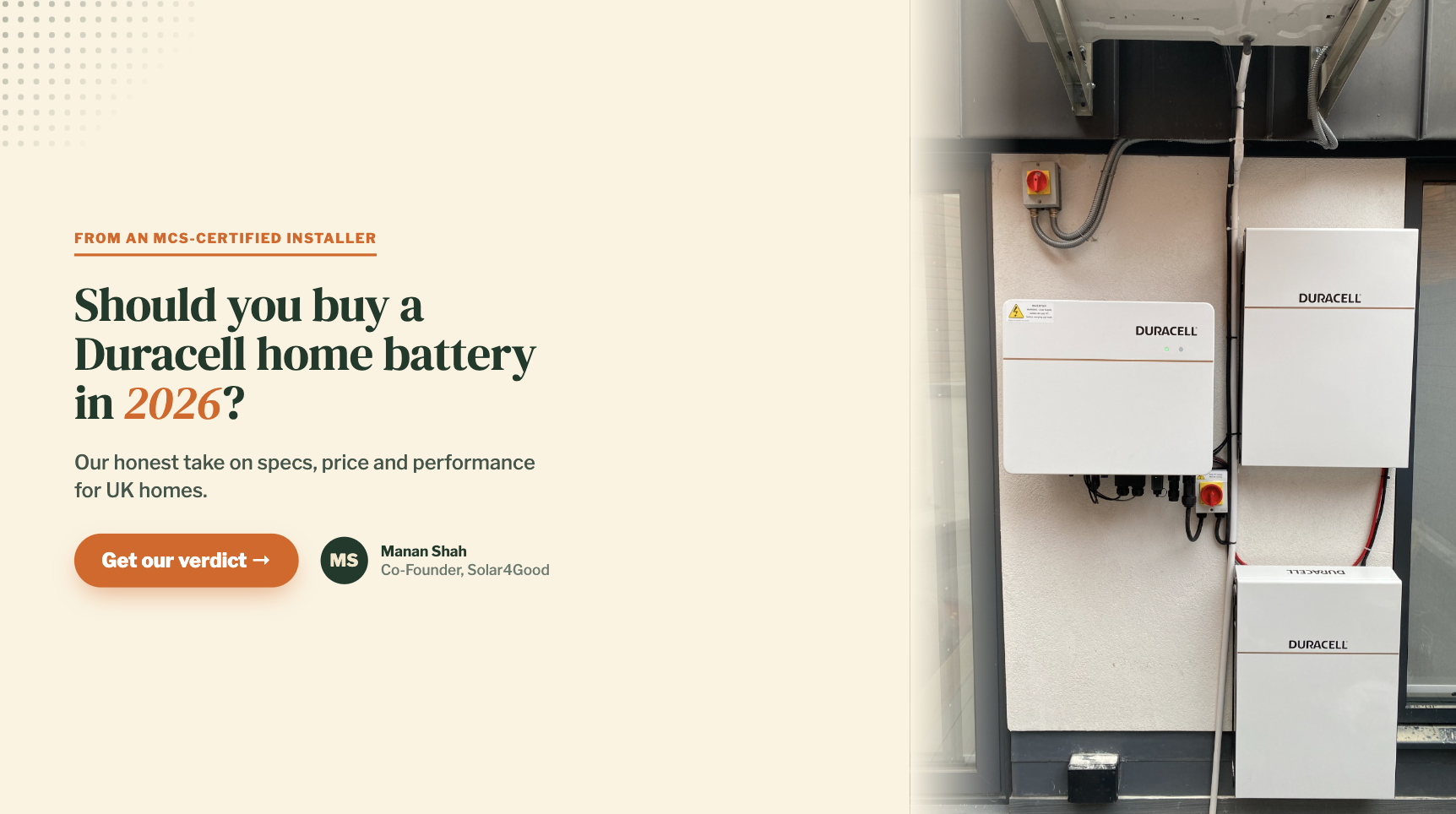 Duracell Home Battery Review UK 2026: Specs, Price & Verdict