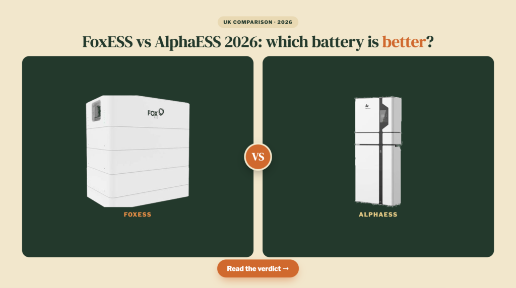 FoxESS vs AlphaESS 2026: Which Battery Is Better? (UK Comparison)