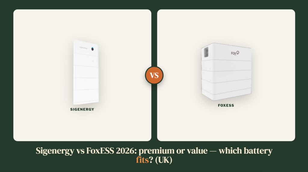 Sigenergy vs FoxESS 2026_ Premium or Value Which Battery Fits_ (UK)