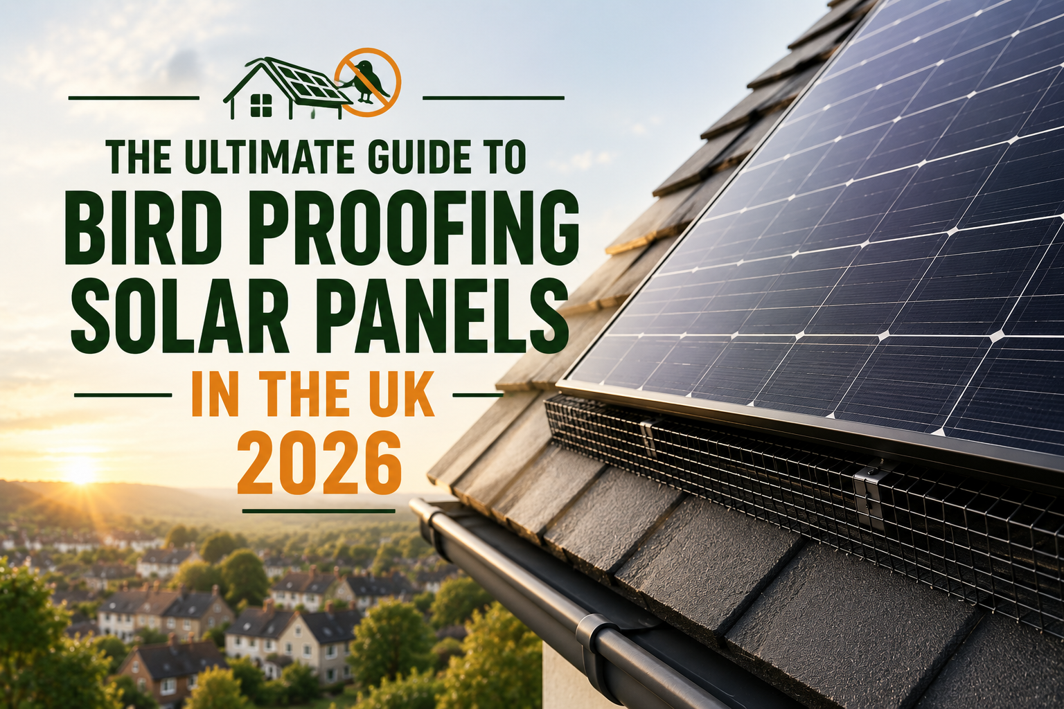 The Ultimate Guide to Bird Proofing Solar Panels in the UK 2026