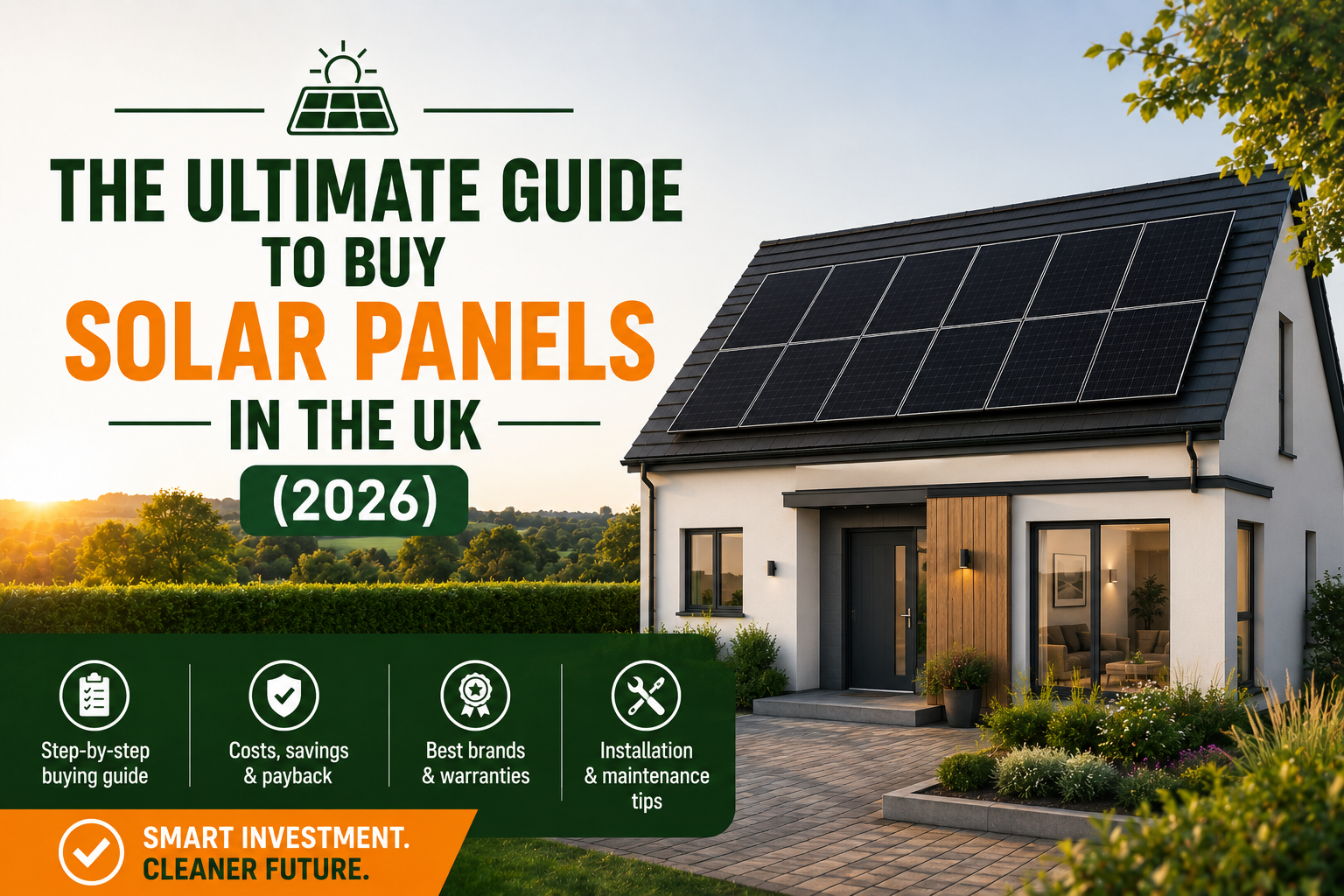The Ultimate Guide to Buy Solar Panels in the UK (2026)