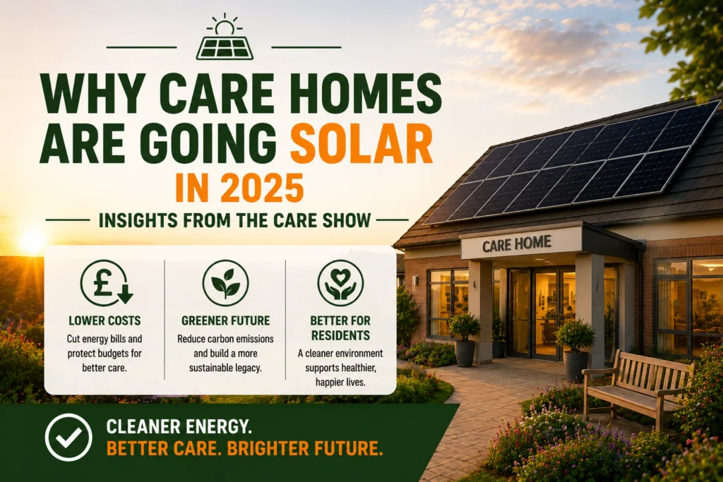 Why Care Homes Are Going Solar in 2025 | Insights from the Care Show