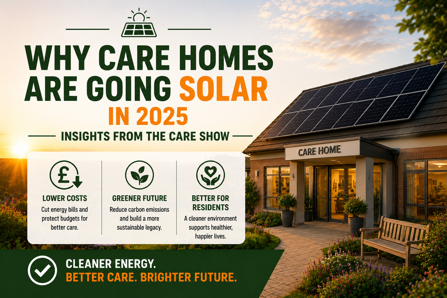Why Care Homes Are Going Solar in 2025 | Insights from the Care Show