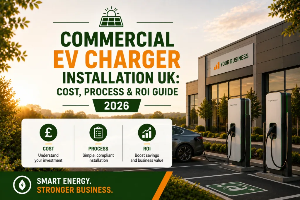 Commercial EV Charger Installation UK: Cost, Process & ROI Guide 2026