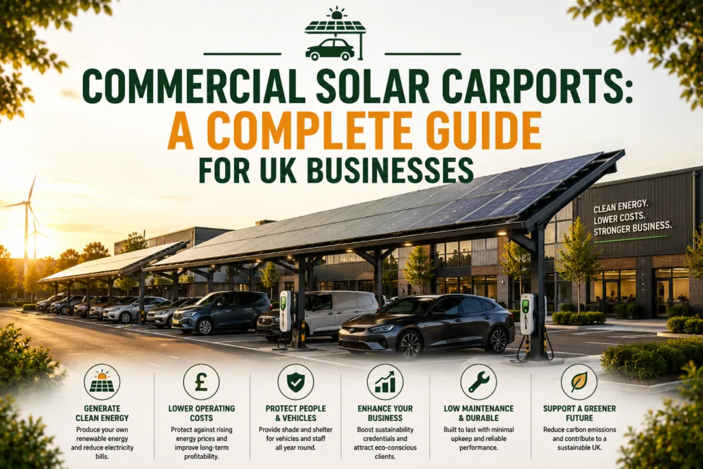 Commercial Solar Carports: A Complete Guide for UK Businesses