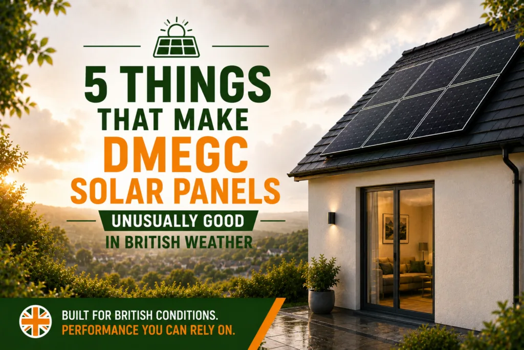 5 Things That Make DMEGC Solar Panels Unusually Good in British Weather