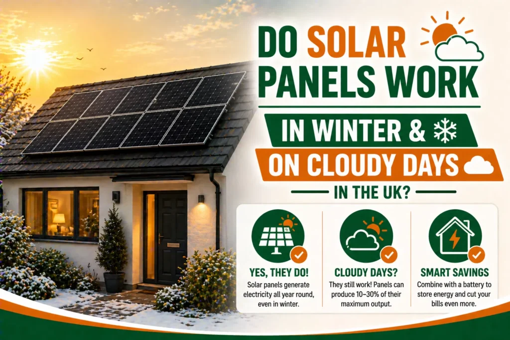 Do Solar Panels Work in Winter & On Cloudy Days in the UK?