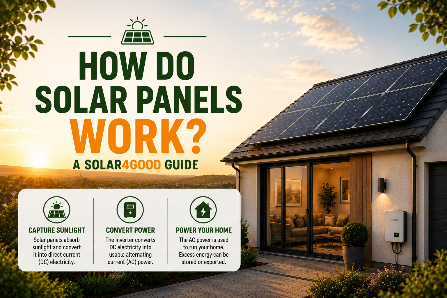 How Do Solar Panels Work?: A Solar4Good Guide