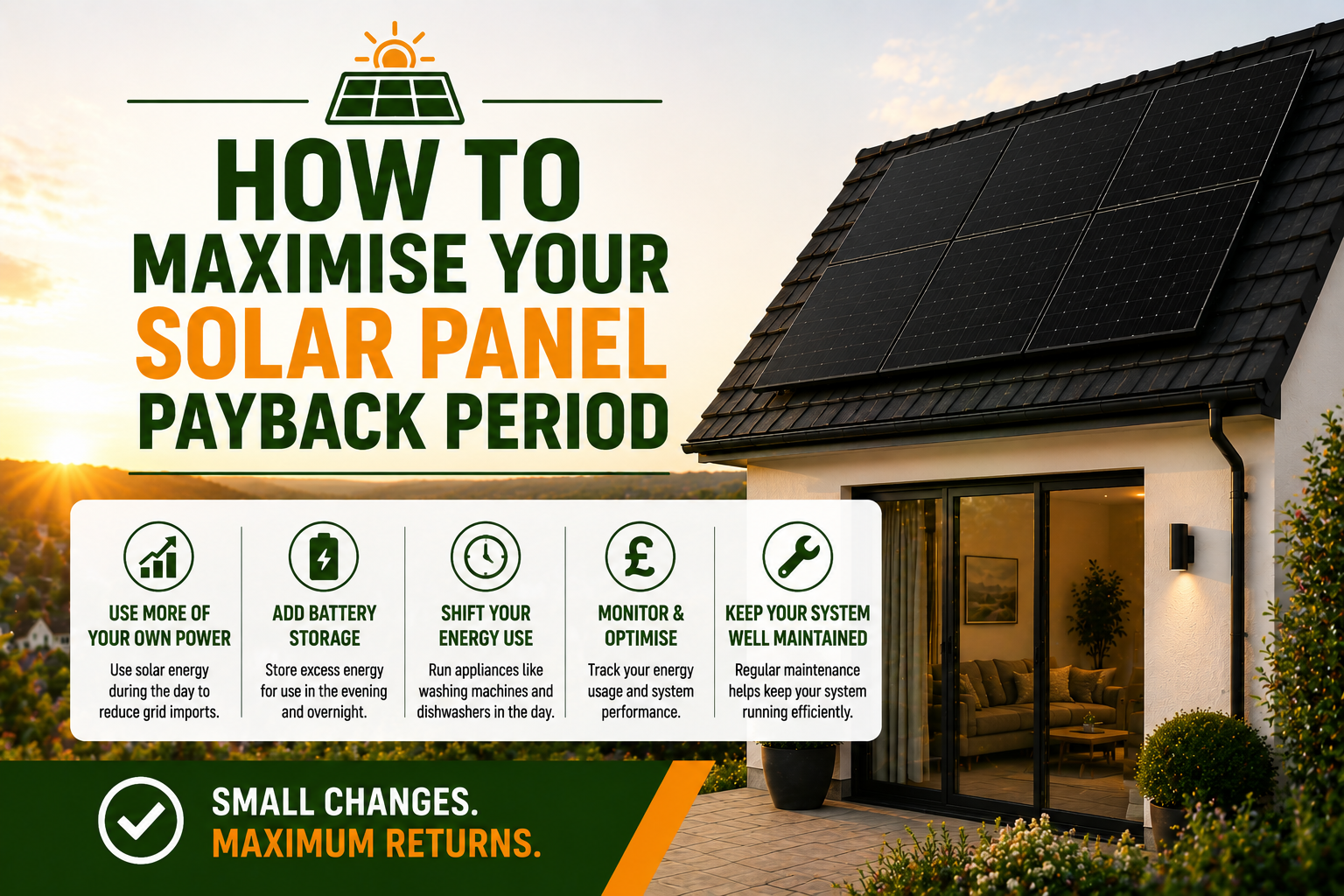 How to Maximise Your Solar Panel Payback Period