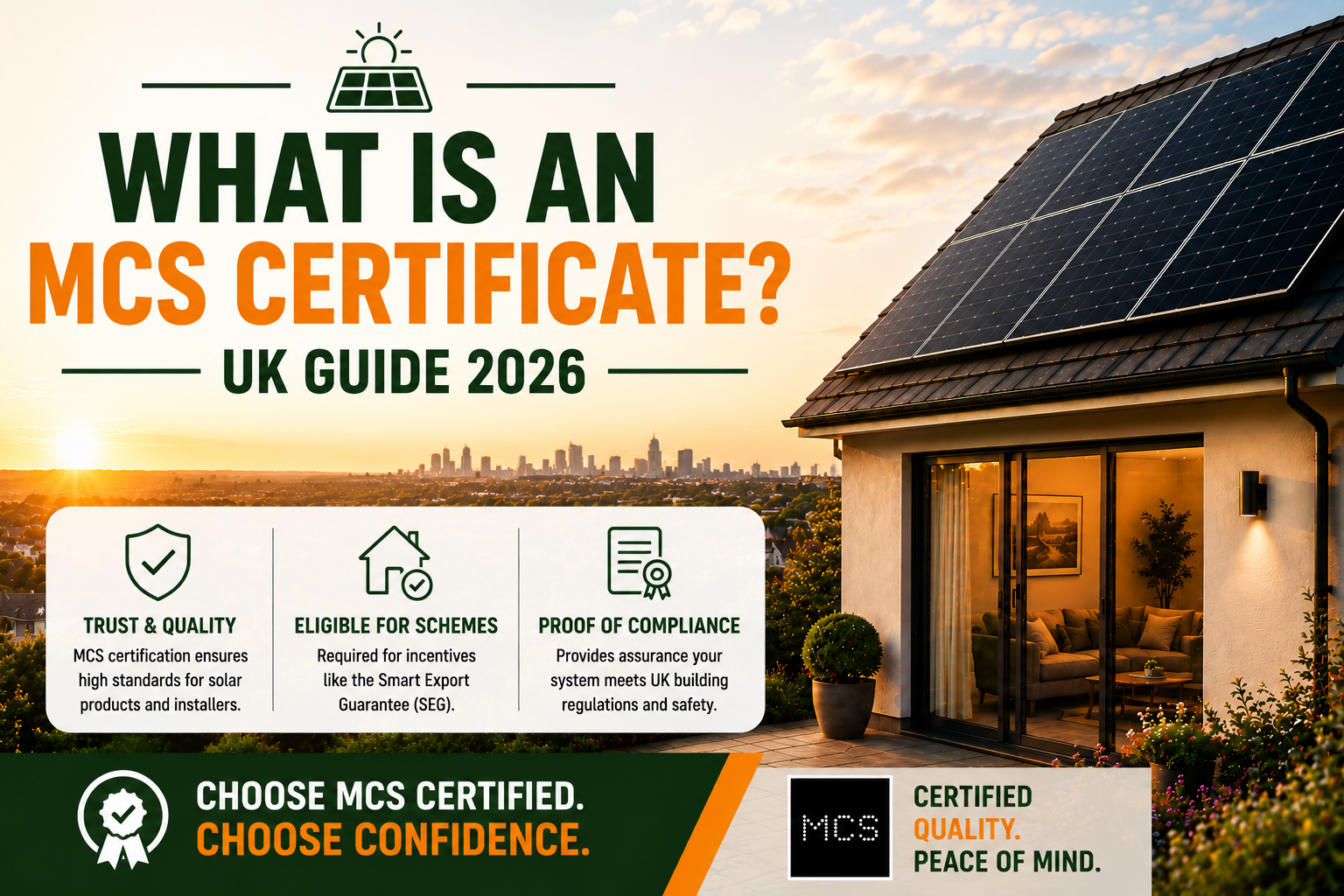 What Is an MCS Certificate? UK Guide 2026
