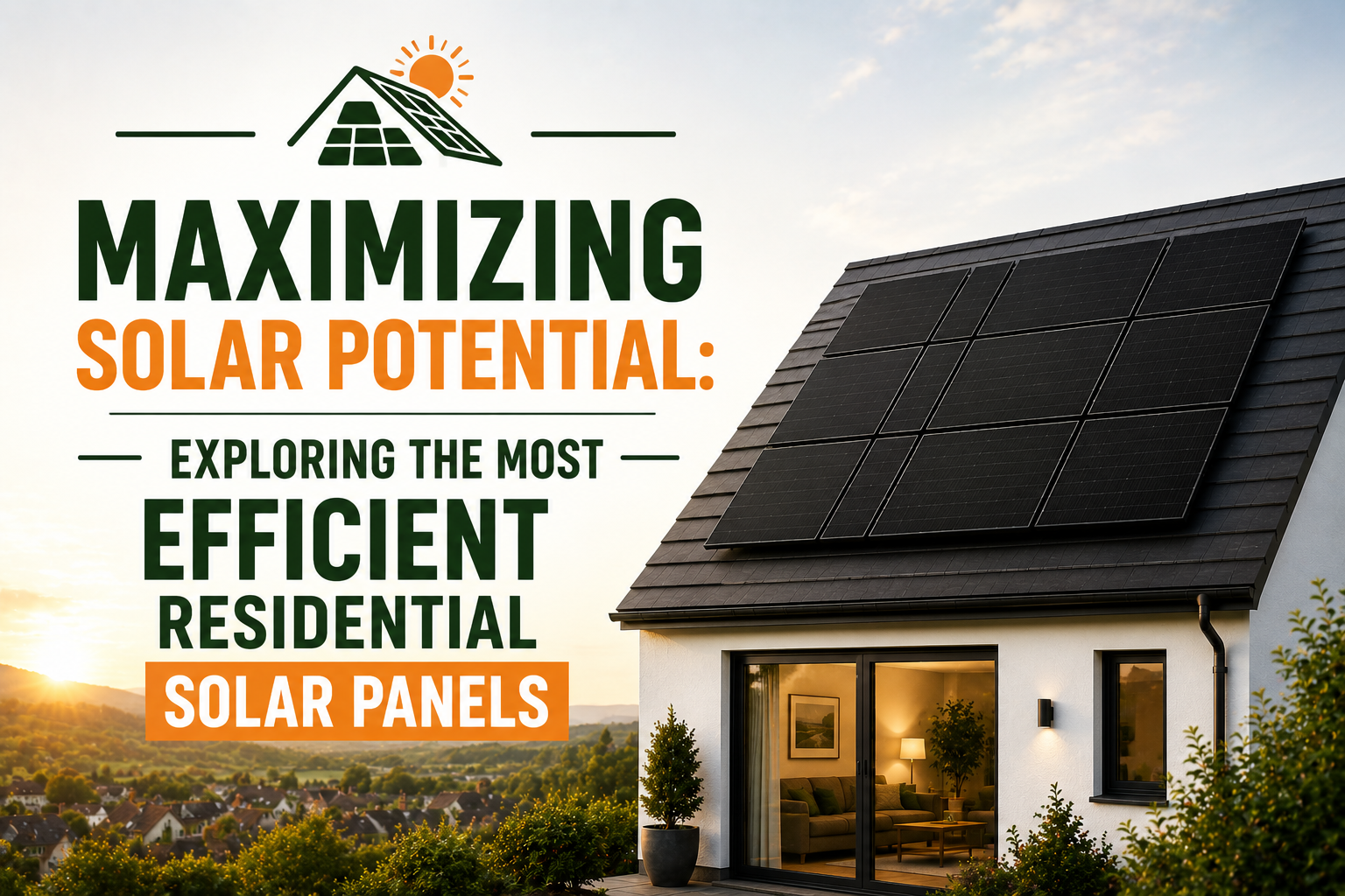 Maximizing Solar Potential: Exploring the Most Efficient Residential Solar Panels