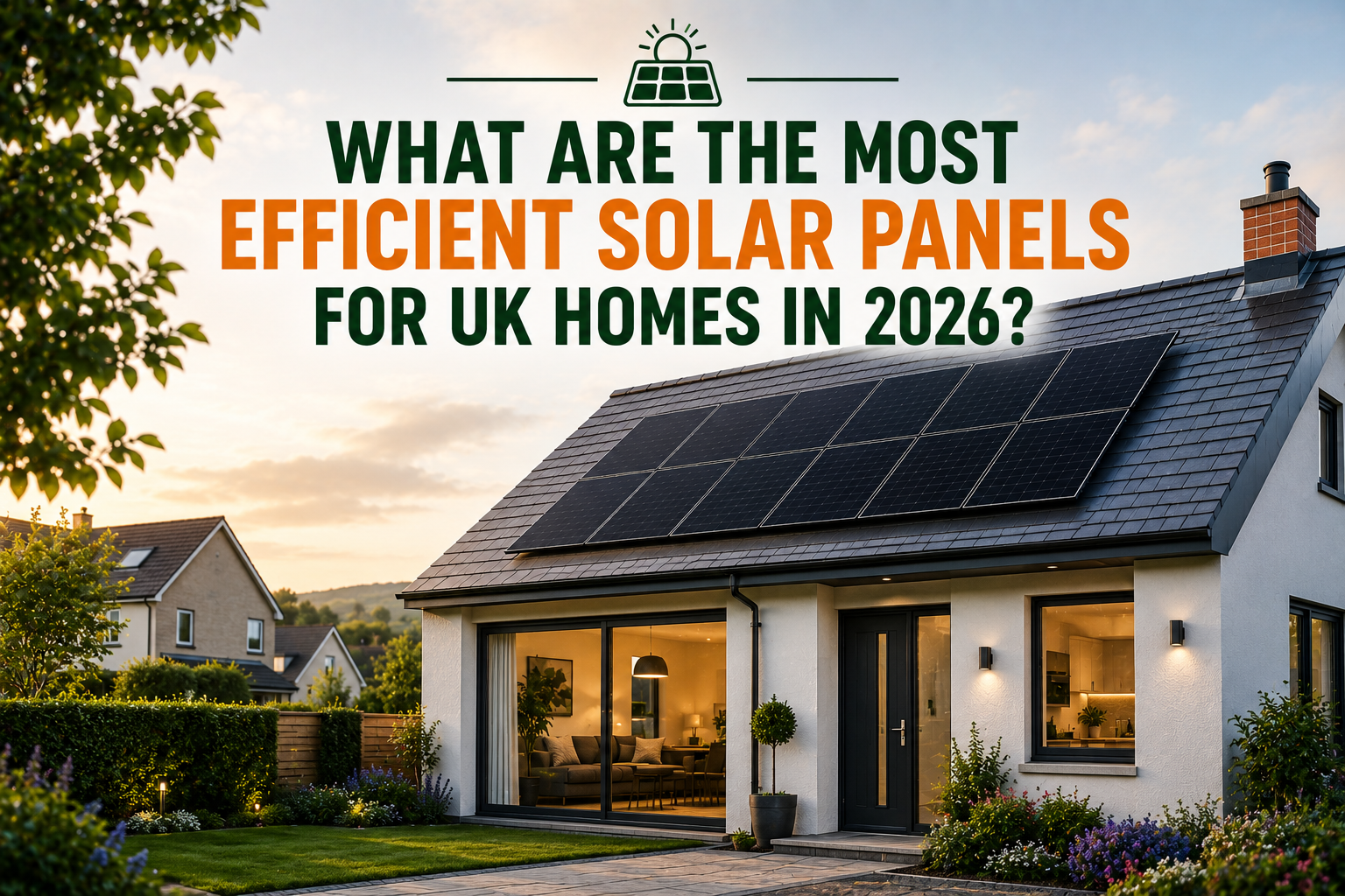 What Are the Most Efficient Solar Panels for UK Homes in 2026?