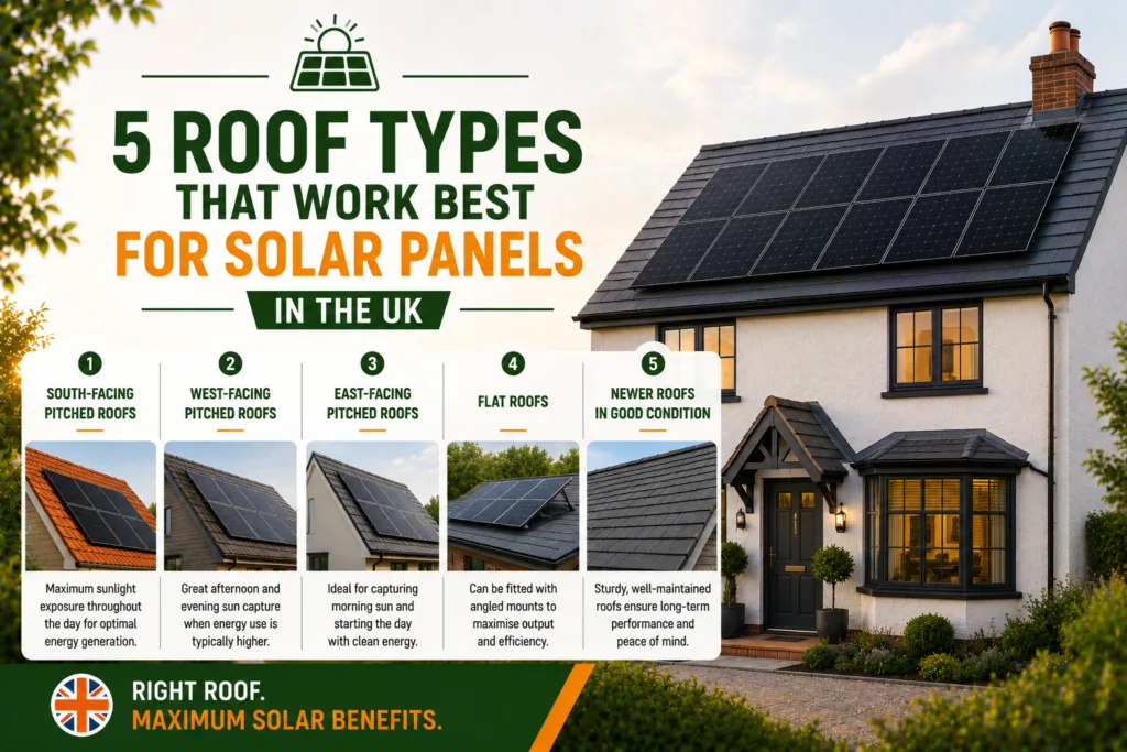 5 Roof Types That Work Best for Solar Panels in the UK