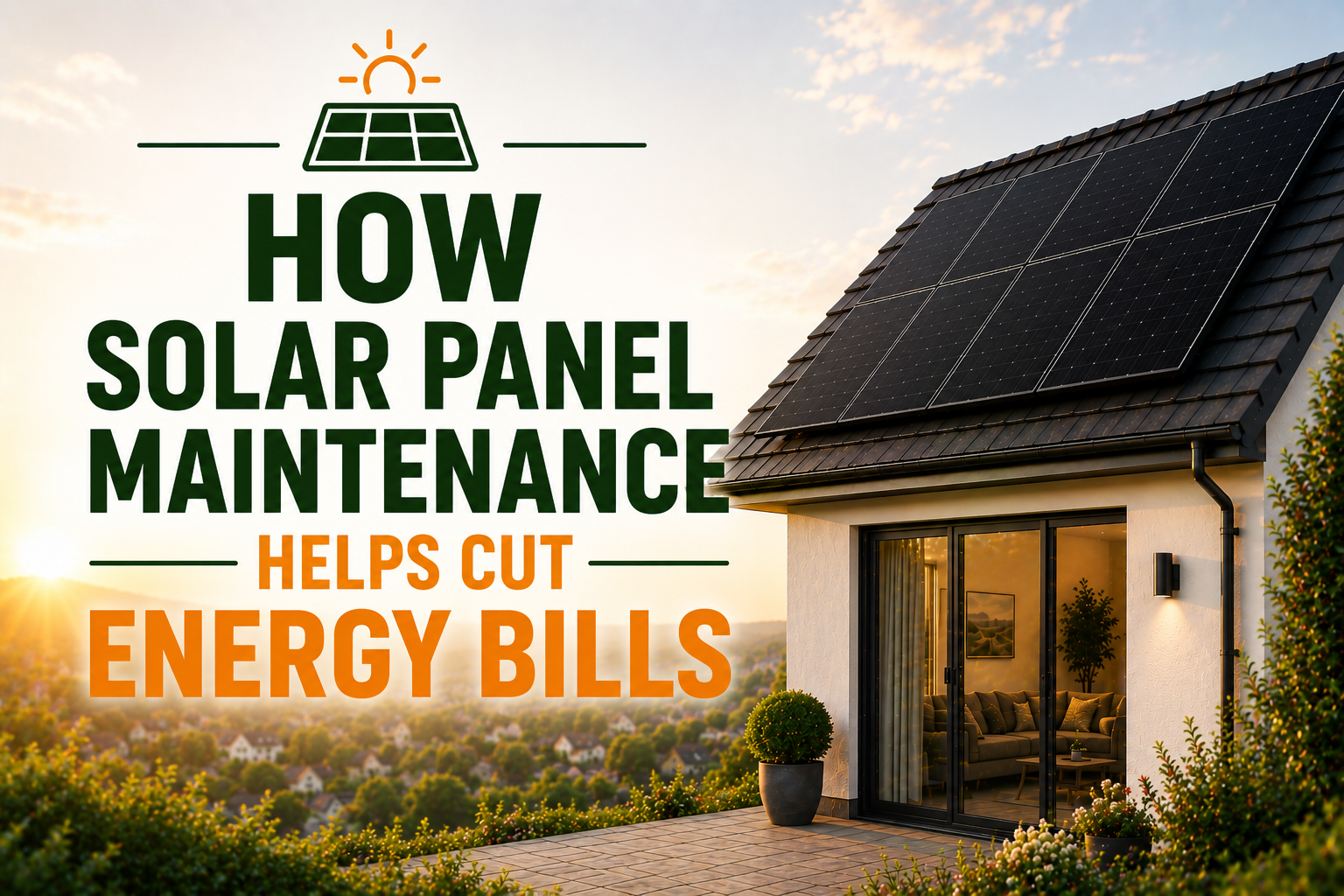 How Solar Panel Maintenance helps cut Energy Bills.