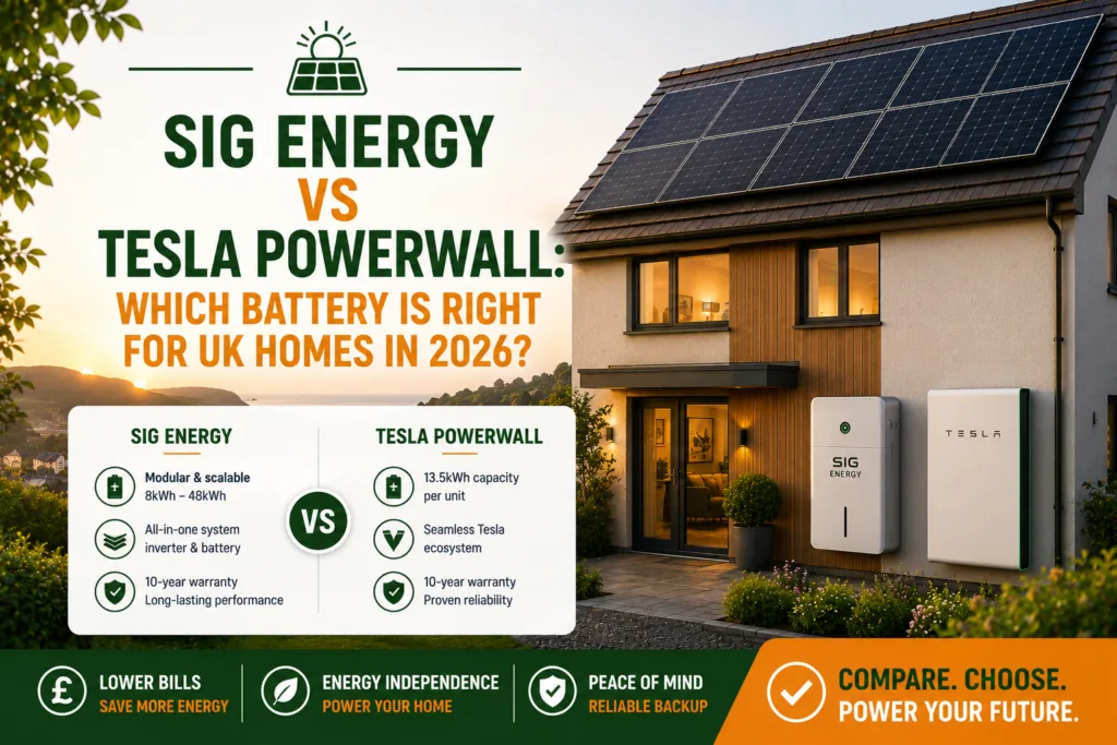 SIG Energy vs Tesla Powerwall: Which Battery Is Right for UK Homes in 2026?