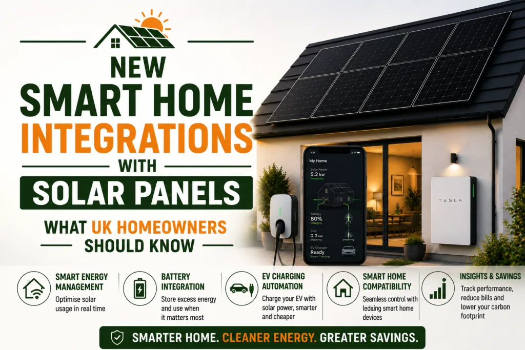 New Smart Home Integrations with Solar Panels: What UK Homeowners Should Know