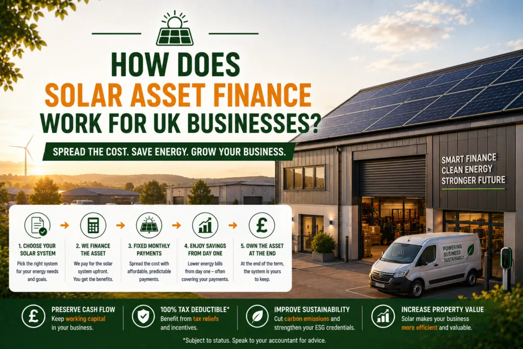 How Does Solar Asset Finance Work for UK Businesses?