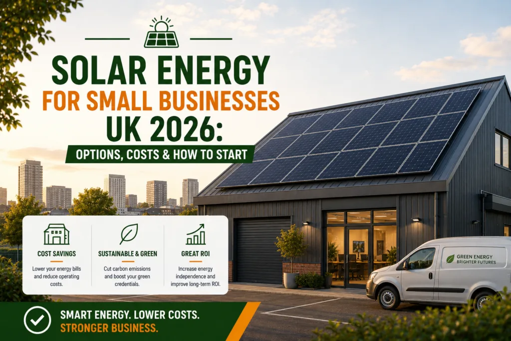 Solar Energy for Small Businesses UK 2026: Options, Costs & How to Start