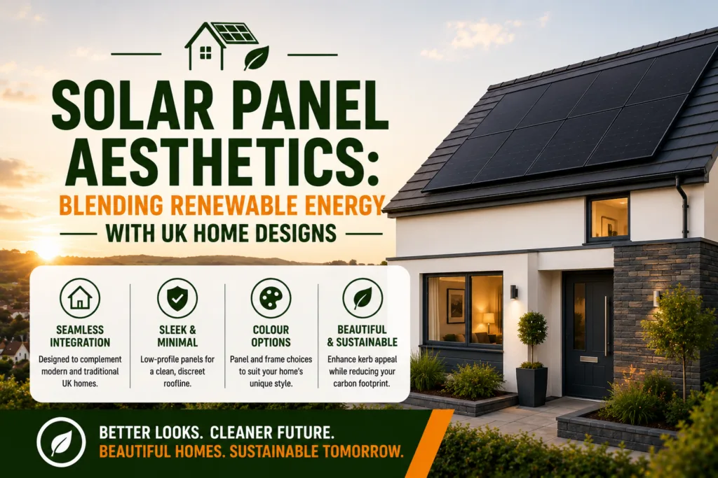 Solar Panel Aesthetics: Blending Renewable Energy with UK Home Designs