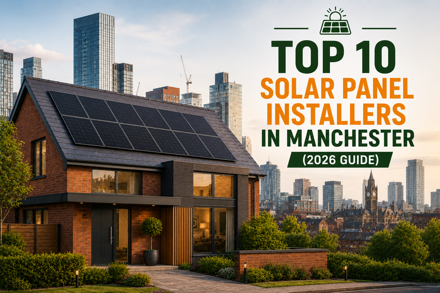 Top 10 Solar Panel Installers in Manchester (2026 Guide)