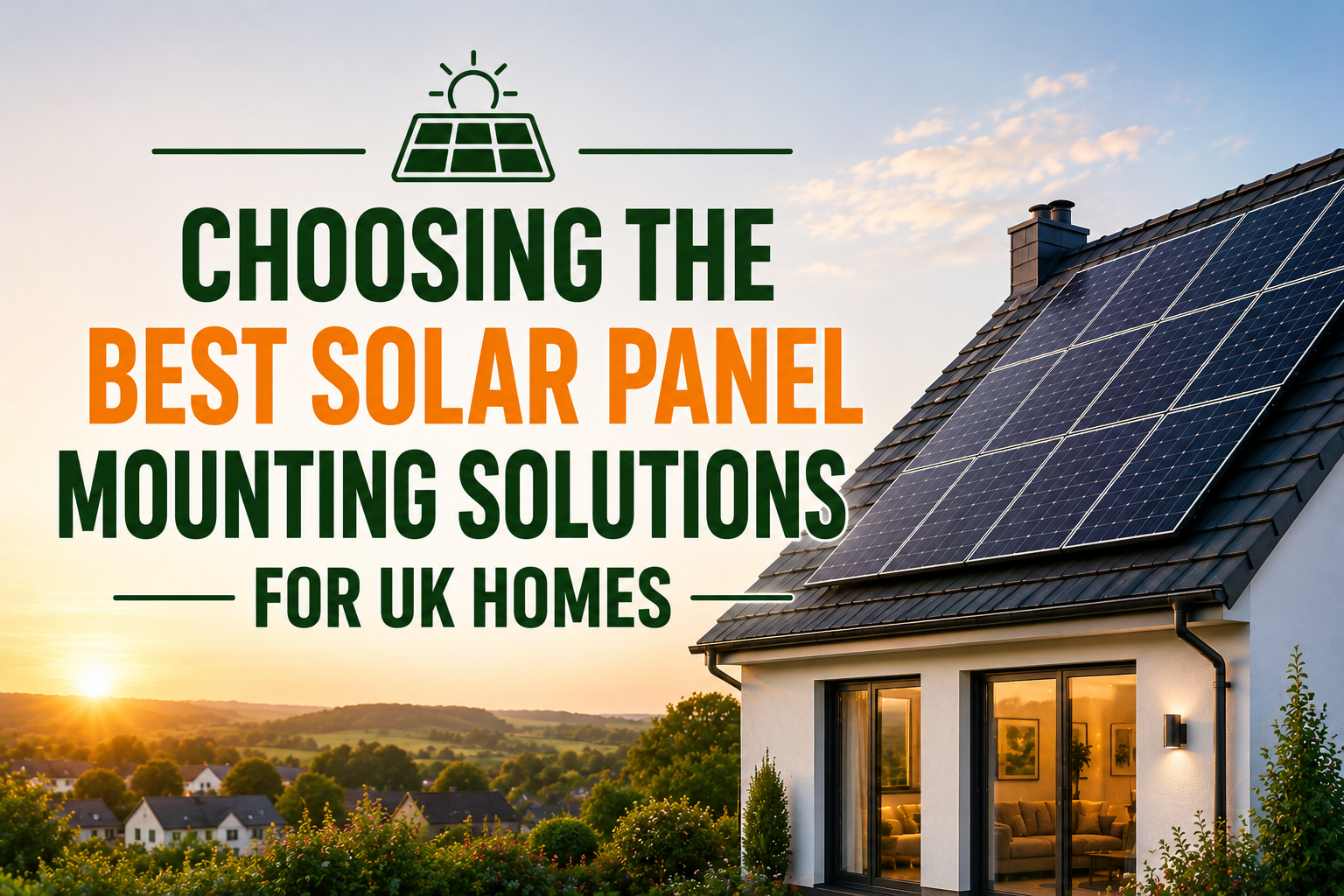 Choosing the Best Solar Panel Mounting Solutions for UK Homes