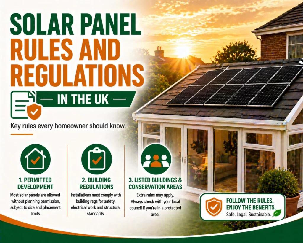Solar Panel Regulations in the UK in 2026: A Guide For Homeowners