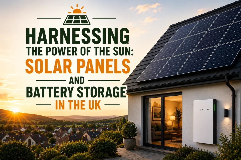 Harnessing the Power of the Sun: Solar Panels and Battery Storage in the UK
