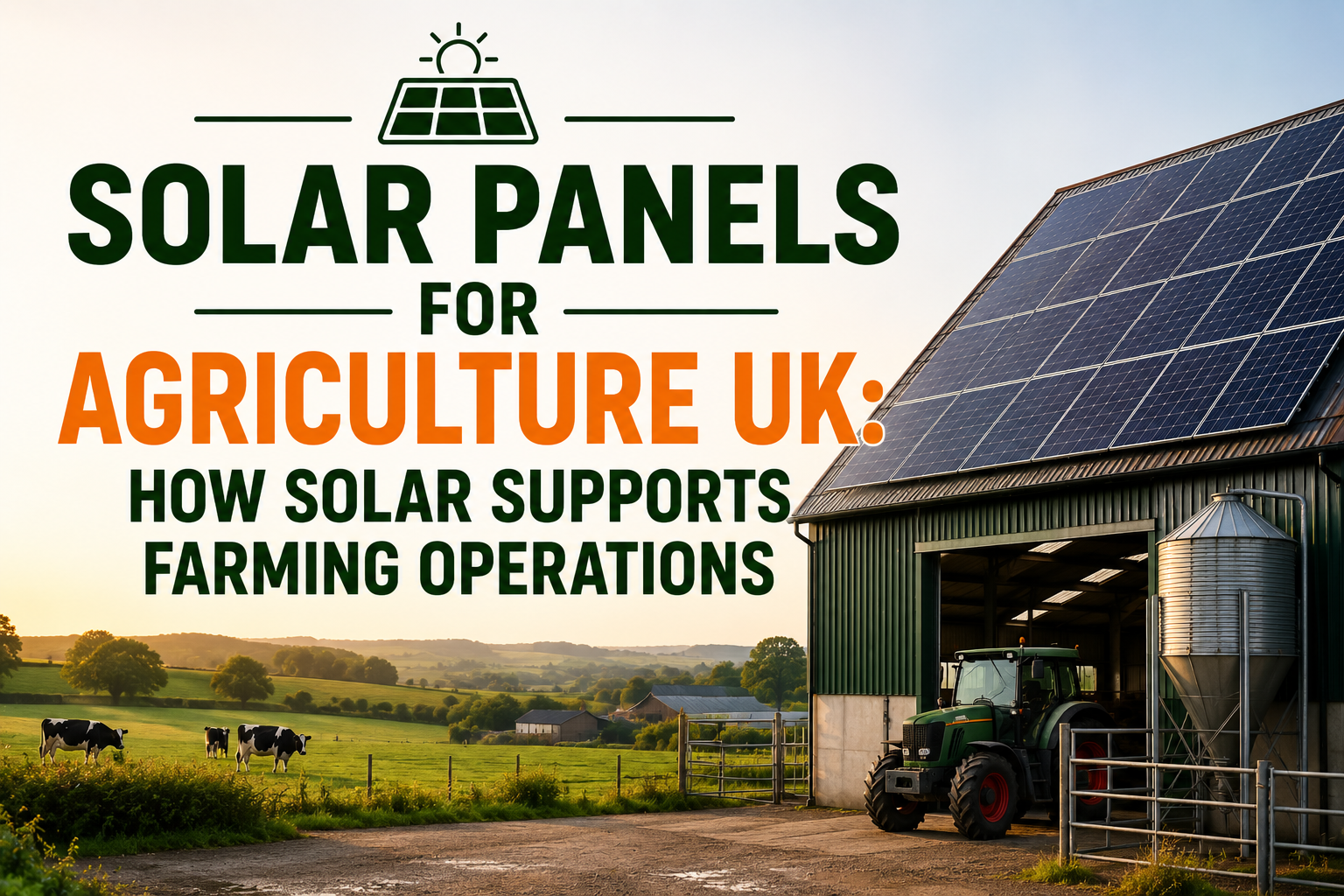 Solar Panels for Agriculture UK: How Solar Supports Farming Operations