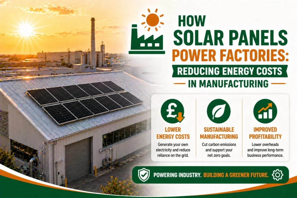 How Solar Panels Power Factories: Reducing Energy Costs in Manufacturing