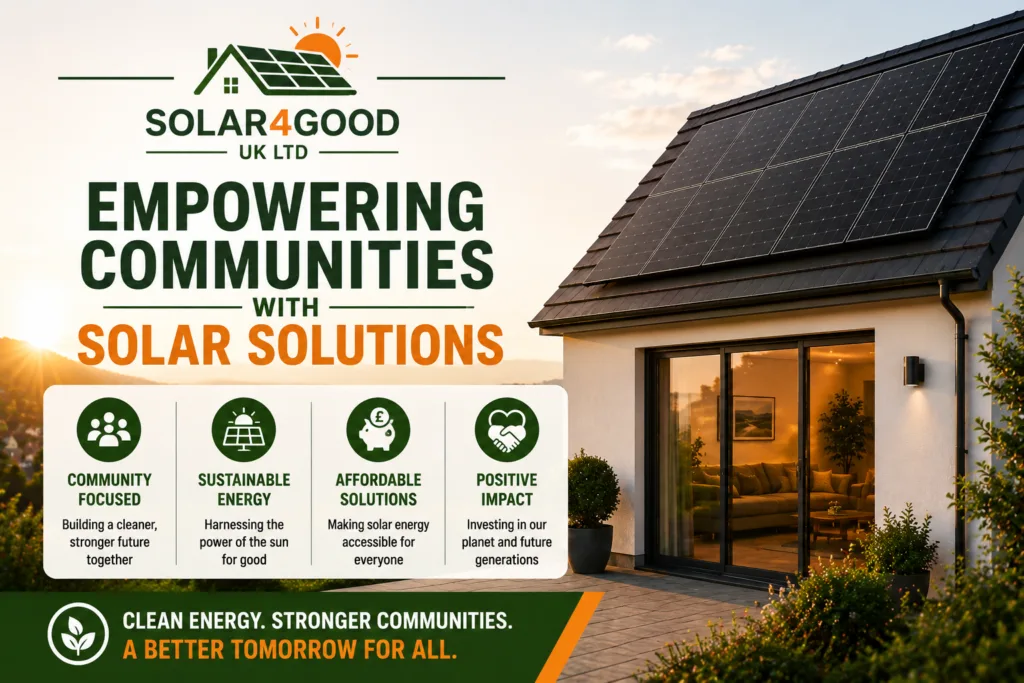 Solar4Good UK LTD: Empowering Communities with Solar Solutions